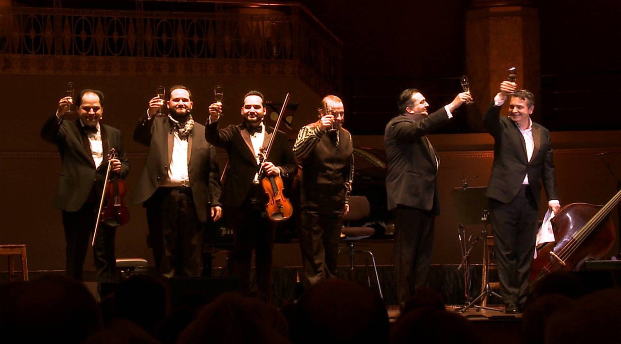 Sylvestergala Konzerthaus Wien, Janoska Ensemble, Christoph Wagner-Trenkwitz,Thomas Gansch, Foto: Florian Petermann